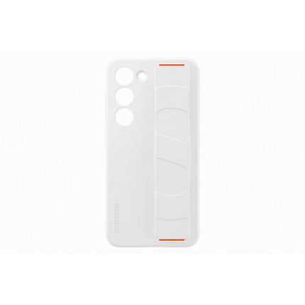 Coque SAMSUNG S23 Silicone avec laniere Blanc