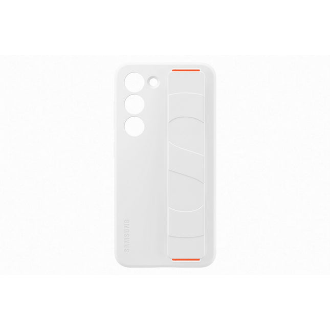 Coque SAMSUNG S23 Silicone avec laniere Blanc