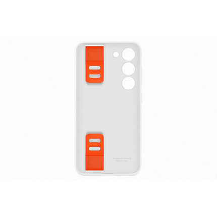 Coque SAMSUNG S23 Silicone avec laniere Blanc