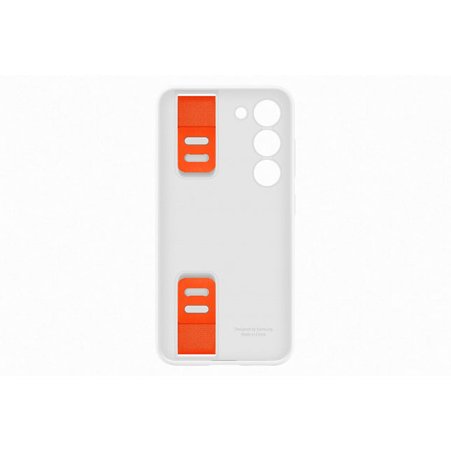 Coque SAMSUNG S23 Silicone avec laniere Blanc