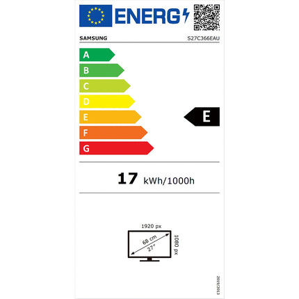 Ecran PC SAMSUNG S27C366EAU