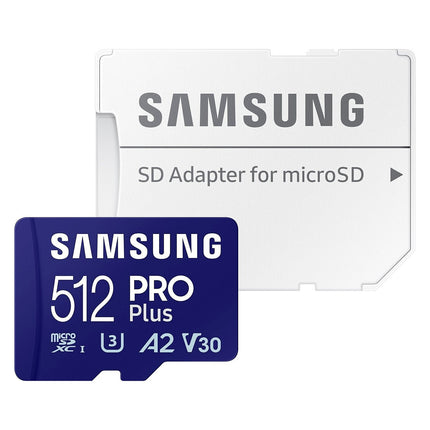 Carte Micro SD SAMSUNG 512 Go Pro Plus
