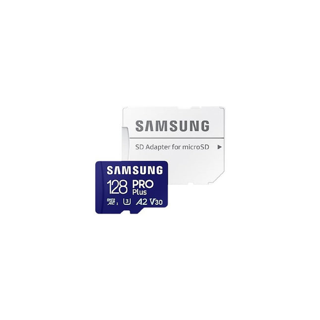 Carte Micro SD SAMSUNG 128 Go Pro Plus avec adaptateur SD