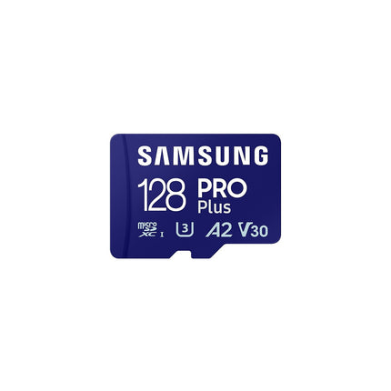 Carte Micro SD SAMSUNG 128 Go Pro Plus avec adaptateur SD