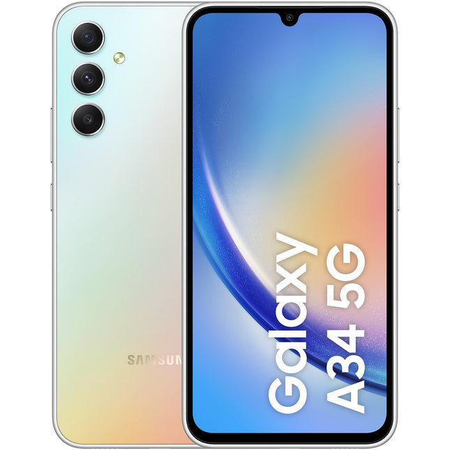 Smartphone SAMSUNG Galaxy A34 Argenté 128Go 5G Reconditionné