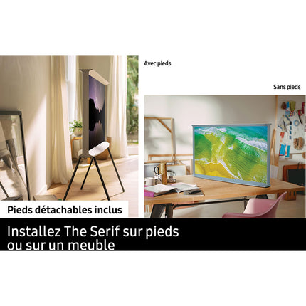 TV QLED SAMSUNG The Serif TQ50LS01B Bleu 2023