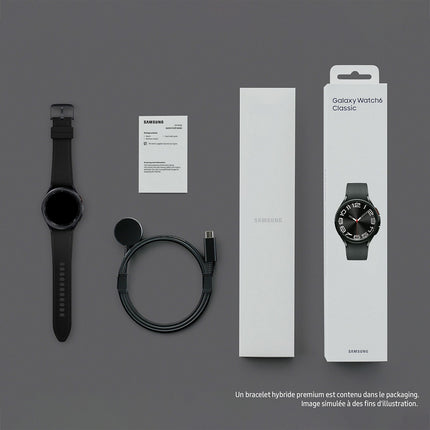 Montre connectée SAMSUNG Galaxy Watch6 Classic BT Noir 43mm