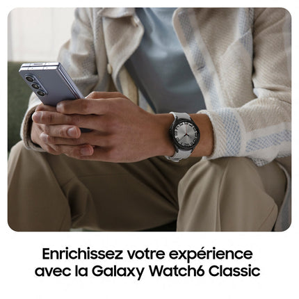 Montre connectée SAMSUNG Galaxy Watch6 Classic BT Argent 47mm