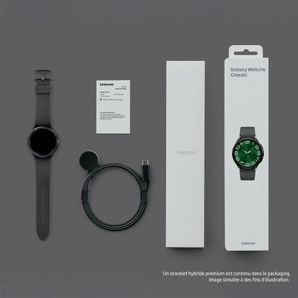 Montre connectée SAMSUNG Galaxy Watch6 Classic BT Noir 47mm