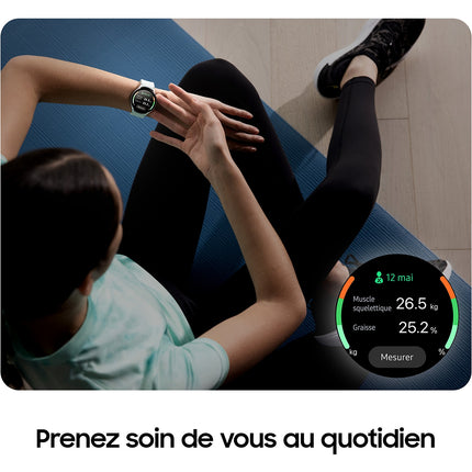 Montre connectée SAMSUNG Galaxy Watch6 Crème 40mm BT Reconditionné