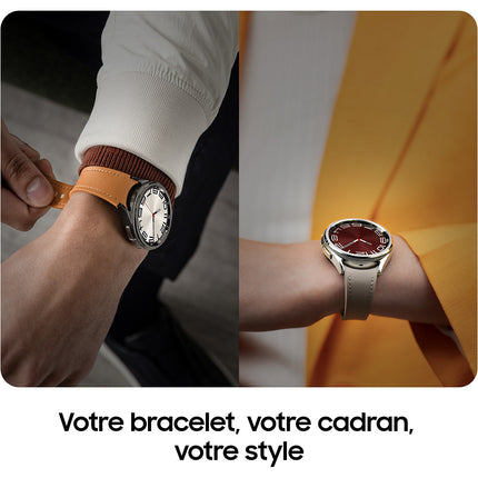 Montre connectée SAMSUNG Galaxy Watch6 Classic 4G Argent 47mm