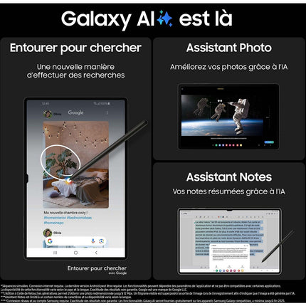 Tablette Android SAMSUNG Galaxy Tab S9 Ultra 14.6 5G 256Go Gris Reconditionné