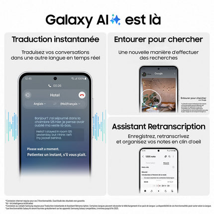 Smartphone SAMSUNG Galaxy S23FE Violet 256Go Reconditionné