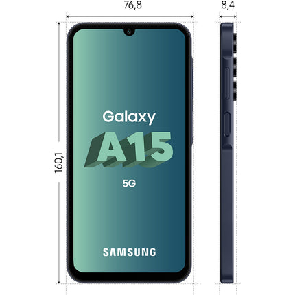 Smartphone SAMSUNG Galaxy A15 Bleu nuit 128Go 5G