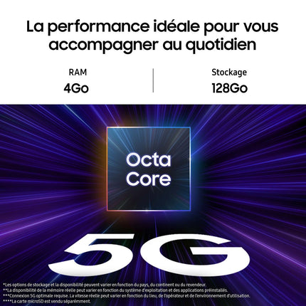 Smartphone SAMSUNG Galaxy A15 Bleu nuit 128Go 5G