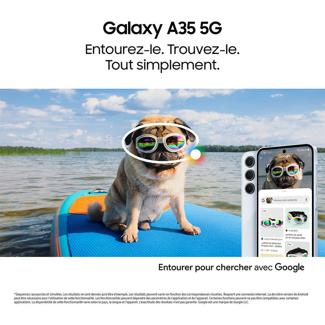 Smartphone SAMSUNG Galaxy A35 Bleu nuit 128Go 5G