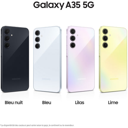 Smartphone SAMSUNG Galaxy A35 Bleu nuit 128Go 5G
