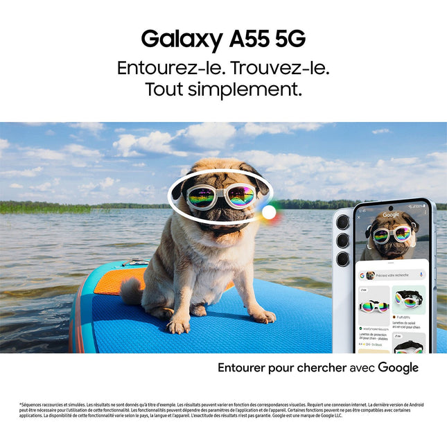 Smartphone SAMSUNG Galaxy A55 Lime 128Go 5G Reconditionné