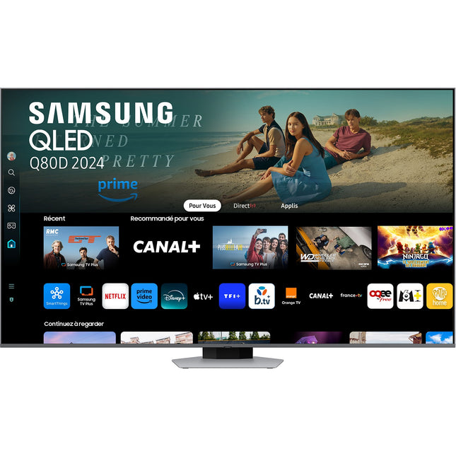 TV QLED SAMSUNG TQ85Q80D 4K UHD AI Smart TV