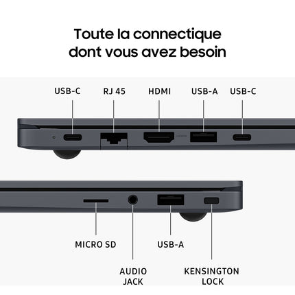Ordinateur portable SAMSUNG Galaxy Book4 15.6' I5 8Go 256Go Gris