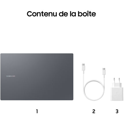 Ordinateur portable SAMSUNG Galaxy Book4 15.6' I5 8Go 256Go Gris