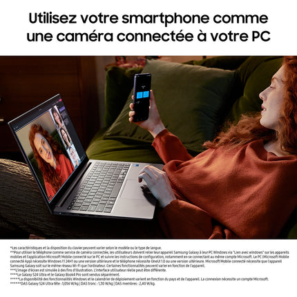 Ordinateur portable SAMSUNG Galaxy Book4 15.6' I5 8Go 256Go Gris