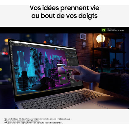 Ordinateur portable SAMSUNG Galaxy Book4 Ultra 16' U7 32Go 1To Gris