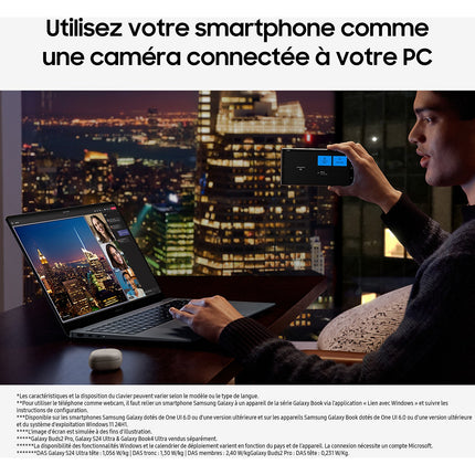 Ordinateur portable SAMSUNG Galaxy Book4 Ultra 16' U7 32Go 1To Gris