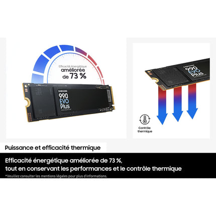 Disque dur SSD interne SAMSUNG 990 EVO Plus