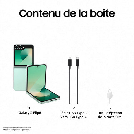 Smartphone SAMSUNG Galaxy Z Flip6 256Go