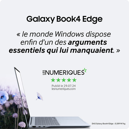 Ordinateur portable SAMSUNG Galaxy Book4 14 Edge Copilot+
