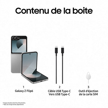 Smartphone SAMSUNG Galaxy Z Flip6 256Go