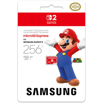 Carte Micro SD SAMSUNG Express 256 go Switch 2