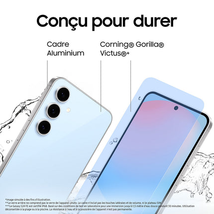 Smartphone SAMSUNG Galaxy S24FE 5G Vert d'eau128Go