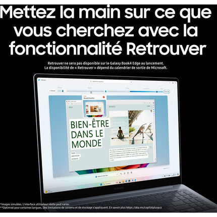 Ordinateur portable SAMSUNG Galaxy Book4 EDGE 15.6' X1P Copilot+