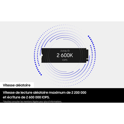 Disque dur SSD interne SAMSUNG 4To 9100 PRO avec dissipateur NVMe M.2