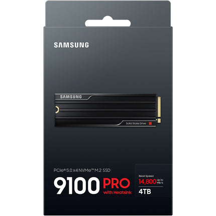 Disque dur SSD interne SAMSUNG 4To 9100 PRO avec dissipateur NVMe M.2