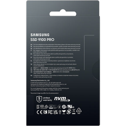 Disque dur SSD interne SAMSUNG 4To 9100 PRO NVMe M.2