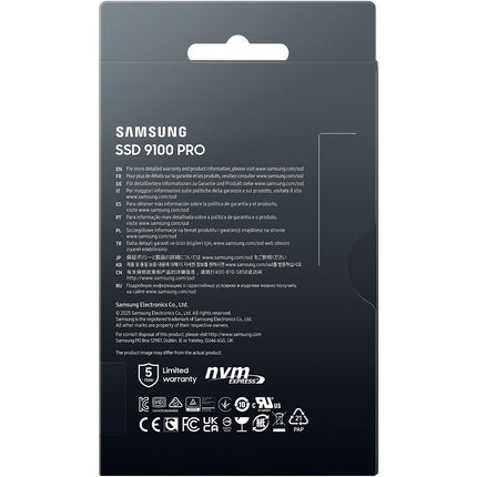 Disque dur SSD interne SAMSUNG 2To 9100 PRO NVMe M.2