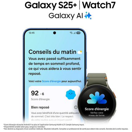 Smartphone SAMSUNG Galaxy S25 5G 128Go Noir Absolu