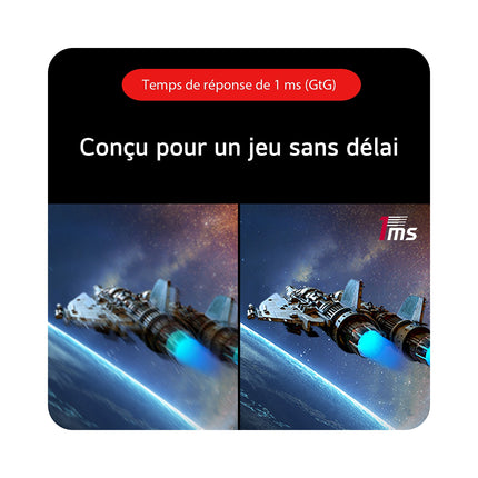 Ecran PC Gamer LG UltraGear 24GS60F-B Plat 24'' IPS
