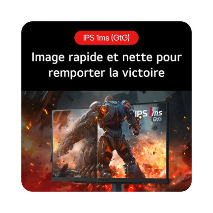 Ecran PC Gamer LG UltraGear 32GS75Q 32" QHD 180Hz IPS HDR 400 HDMI 2.1 AMD FreeSync & G-Sync