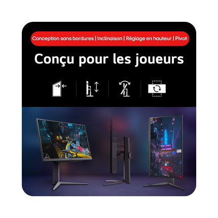 Ecran PC Gamer LG UltraGear 32GS75Q 32" QHD 180Hz IPS HDR 400 HDMI 2.1 AMD FreeSync & G-Sync