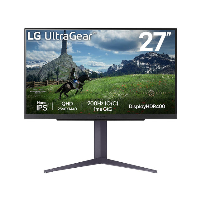 Ecran PC Gamer LG 27GS85Q-B UltraGear Plat 27'' Nano IPS