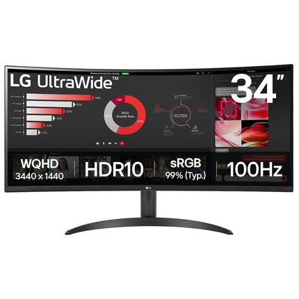 Ecran PC LG UltraWide 34WR50QK-B 34'' VA