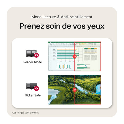 Ecran PC LG 27U421A-B UHD 27'' VA Incurvé