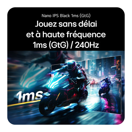 Ecran PC Gamer LG 27G850A-B UltraGear IPS 27''