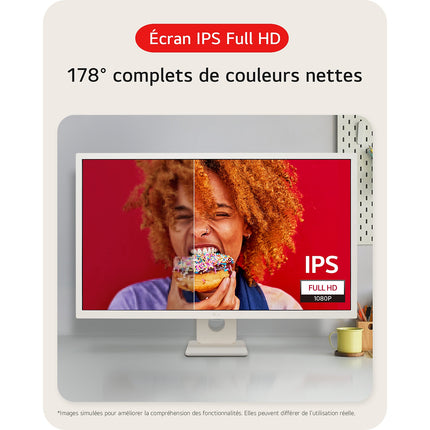 Ecran PC LG 27U511SA-W.AEU Smart Monitor IPS 27''