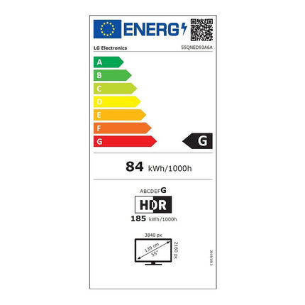 TV Mini LED LG 55QNED93A 2025 (139cm)