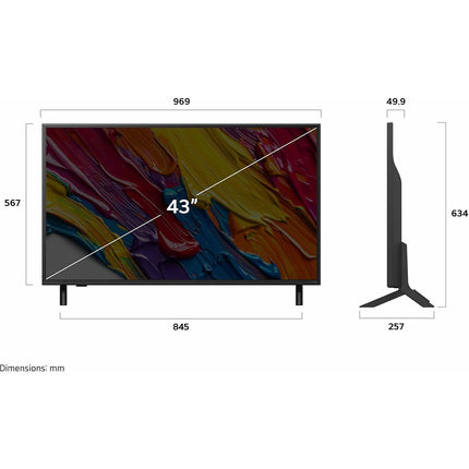 TV LED LG 43QNED84A 2025 (108cm)